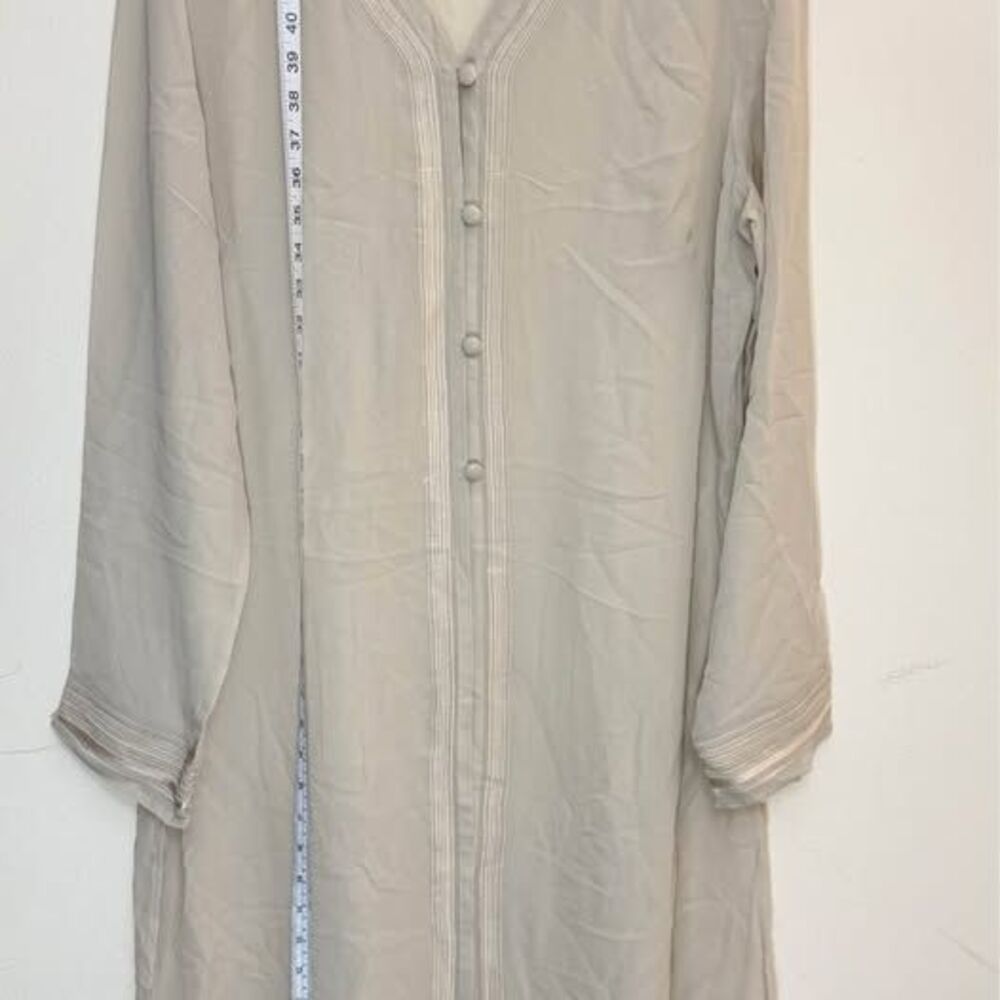 Womens Size 14 Spiegel 100% Silk Longline Tunic Shirt